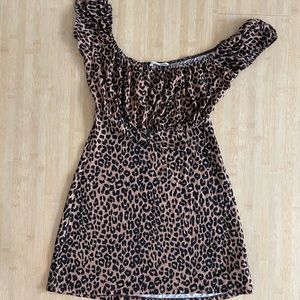 Reformation cheetah dress